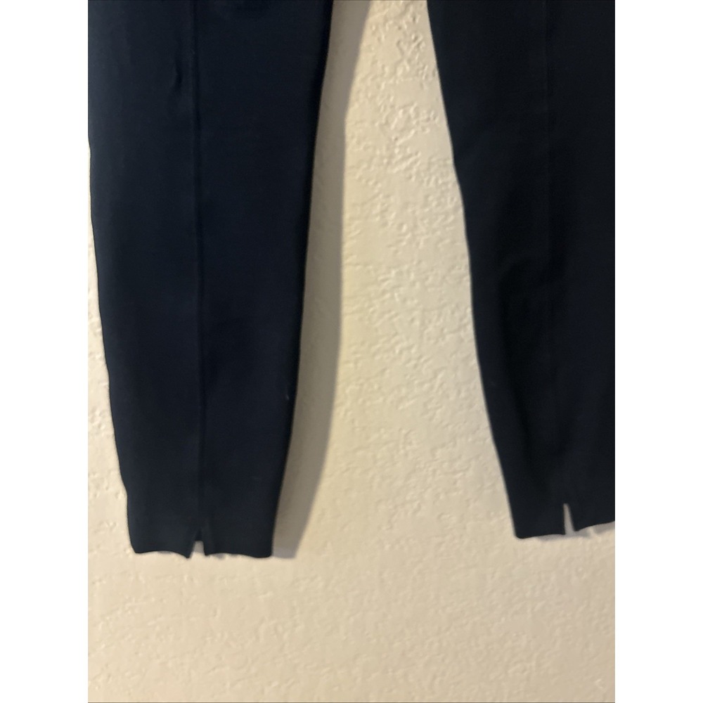 Spanx Women's Stretch Pull On Pants Ankle Slit Faux Pockets Black Size Medium - Picture 4 of 4